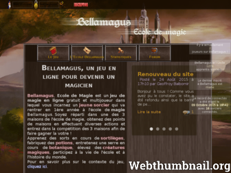 bellamagus.fr website preview