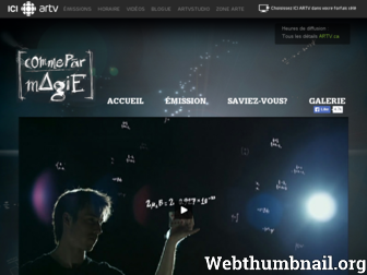 commeparmagie.tv website preview