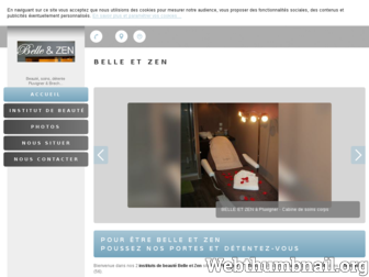 institut-beaute-belle-zen-auray.fr website preview