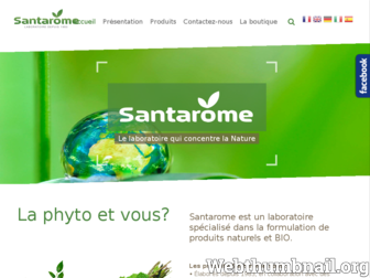 vitrine.santaromenature.com website preview