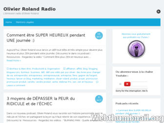 olivier-roland-radio.com website preview