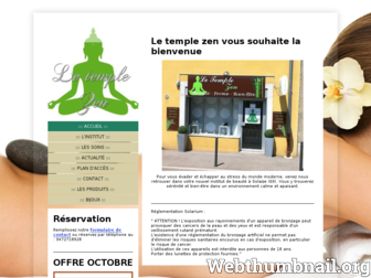 le-temple-zen.fr website preview