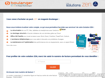 boulanger.bdomzen.fr website preview