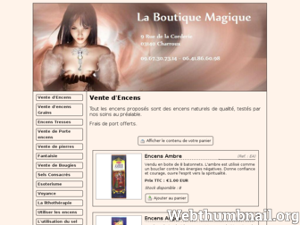 boutiquemagique.onlc.fr website preview