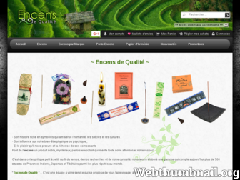 encens-de-qualite.com website preview