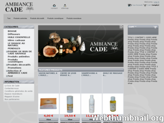ambiancecade.com website preview