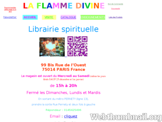 flammedivine.net website preview