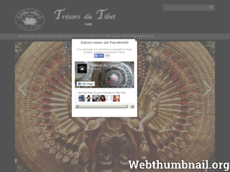 tresors-du-tibet.com website preview