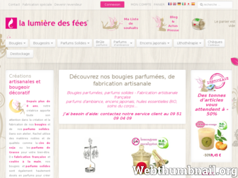 lalumieredesfees.fr website preview