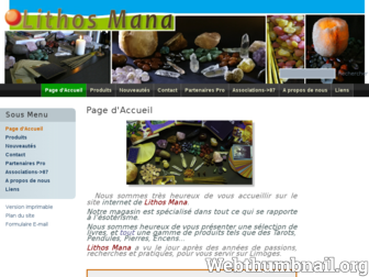 lithosmana.free.fr website preview
