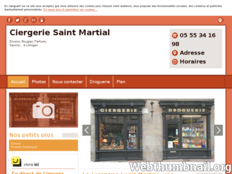 ciergerie-saint-martial-limoges.fr website preview