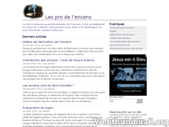 encens.pro website preview