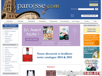 paroisse.com website preview