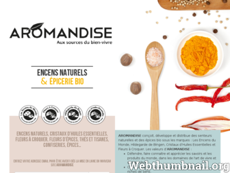 aromandise.com website preview