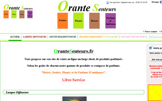 orantesenteurs.fr website preview