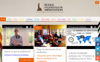 ecole-occidentale-meditation.com website preview