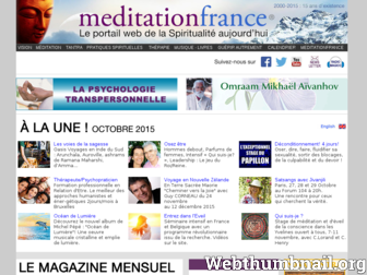 meditationfrance.com website preview