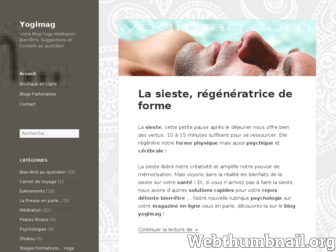 blog.yogimag.fr website preview