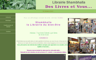 shambhalla-lyon.fr website preview