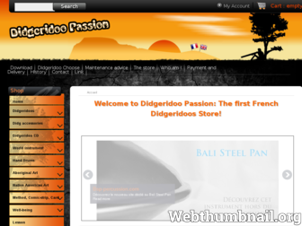 didgeridoo-passion.com website preview