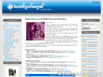 shop.buddhachannel.tv website preview