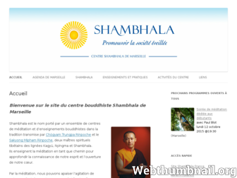 marseille.shambhala.fr website preview