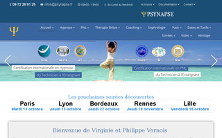 psynapse.fr website preview