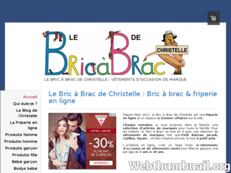 lebricabracdechristelle.com website preview