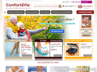 confortetvie.fr website preview