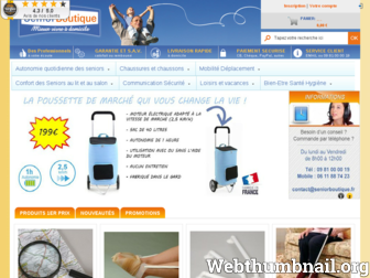 seniorboutique.fr website preview