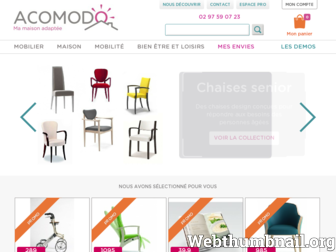 acomodo.fr website preview
