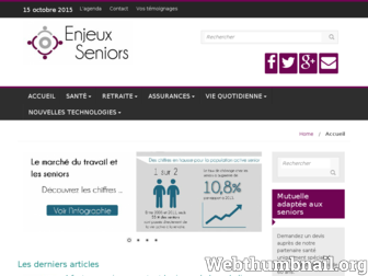 enjeux-seniors.fr website preview