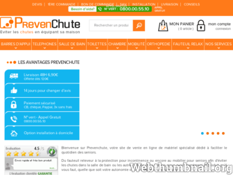 prevenchute.com website preview
