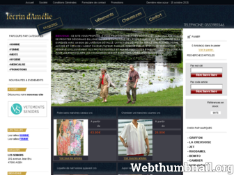 lecrindamelie.fr website preview