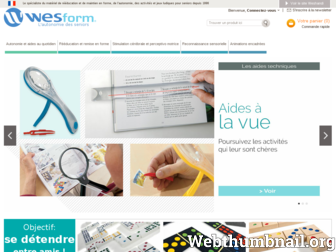 wesform.fr website preview