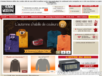 lhommemoderne.fr website preview