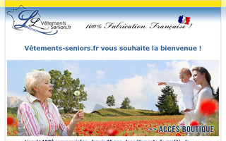 vetements-seniors.fr website preview