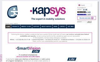 kapsys.com website preview