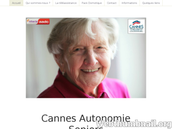cannes-autonomie-seniors.com website preview