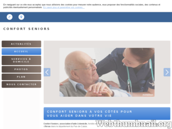 confort-seniors.fr website preview