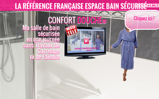 confort-douche.fr website preview