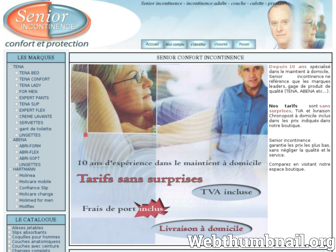 senior-incontinence.fr website preview