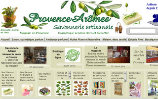 provencearomes.fr website preview