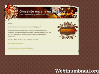 encens.be website preview