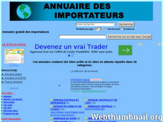 annuaire-import-export.com website preview