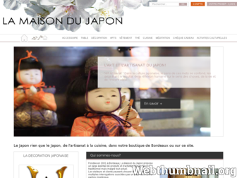 maison-japon.com website preview