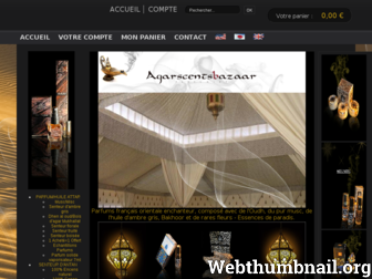 agarscentsbazaar.fr website preview