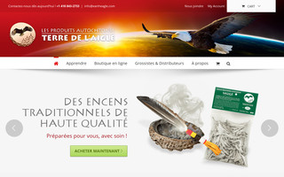 terredelaigle.com website preview