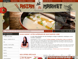 asianmarket.fr website preview