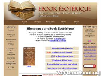 ebookesoterique.com website preview